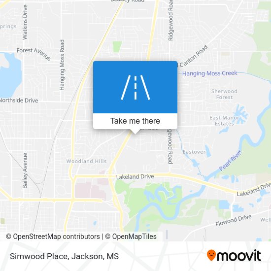 Mapa de Simwood Place
