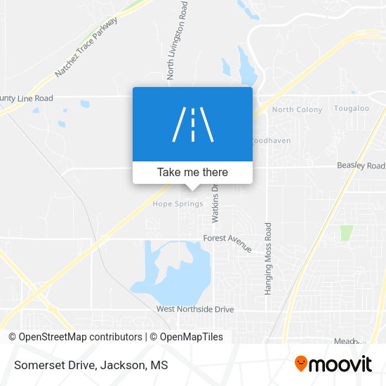 Mapa de Somerset Drive