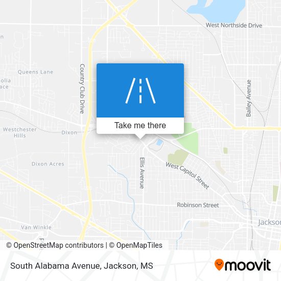 Mapa de South Alabama Avenue