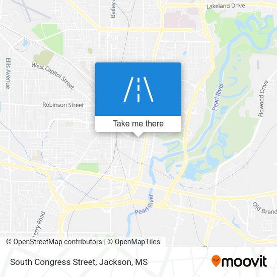 South Congress Street map