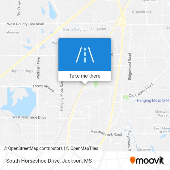 Mapa de South Horseshoe Drive
