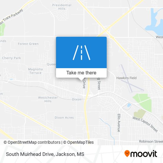 South Muirhead Drive map