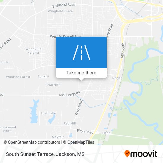South Sunset Terrace map