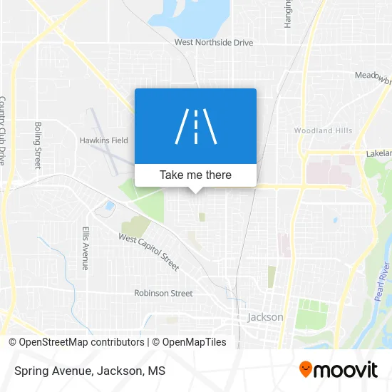 Spring Avenue map