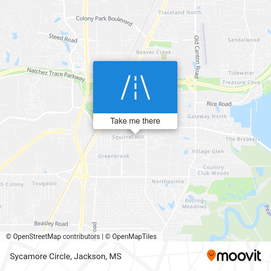Mapa de Sycamore Circle
