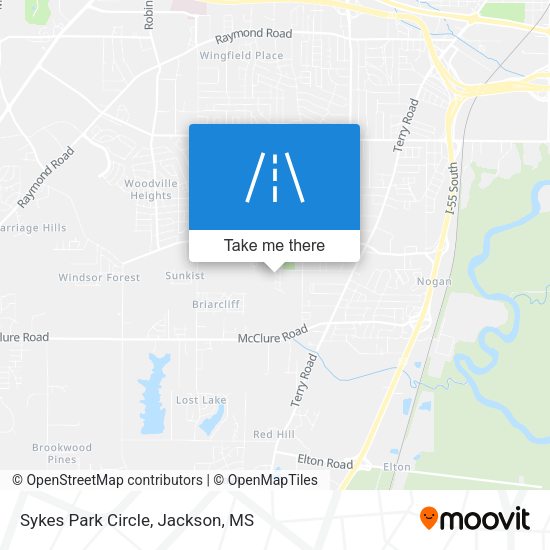 Mapa de Sykes Park Circle