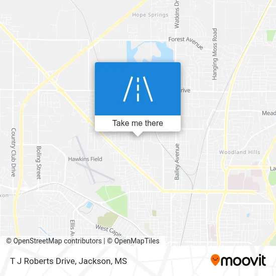 T J Roberts Drive map