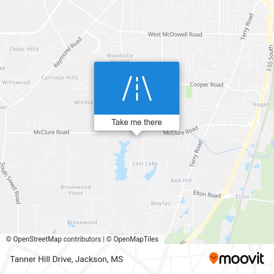 Tanner Hill Drive map