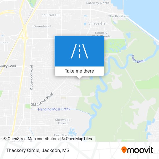 Mapa de Thackery Circle