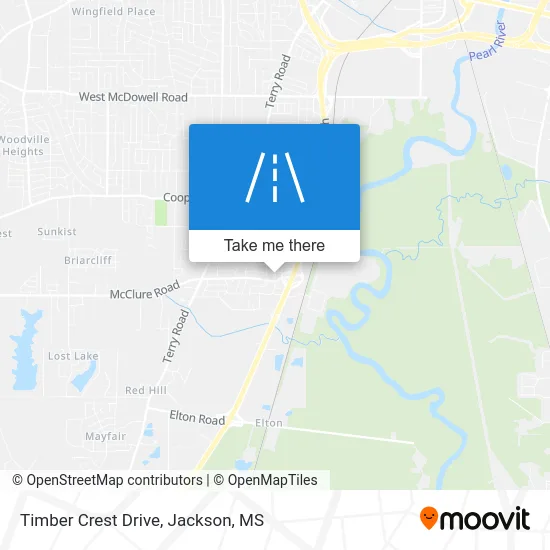 Timber Crest Drive map