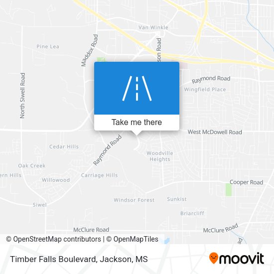 Mapa de Timber Falls Boulevard