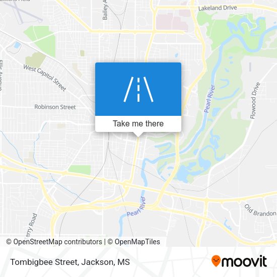 Mapa de Tombigbee Street