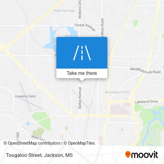 Mapa de Tougaloo Street