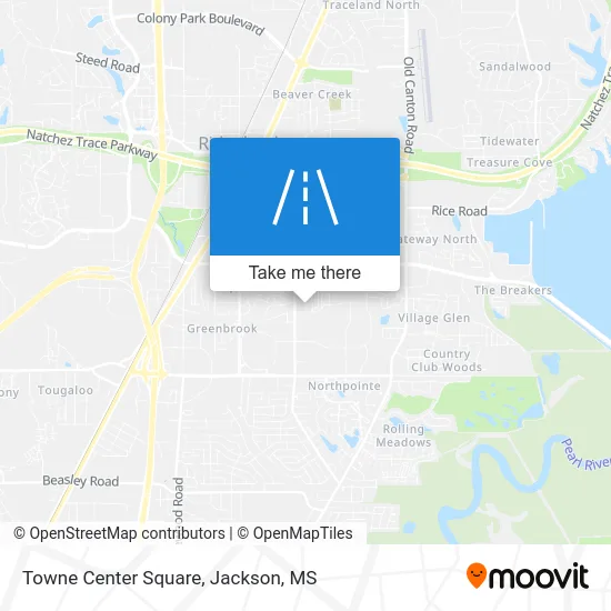 Towne Center Square map