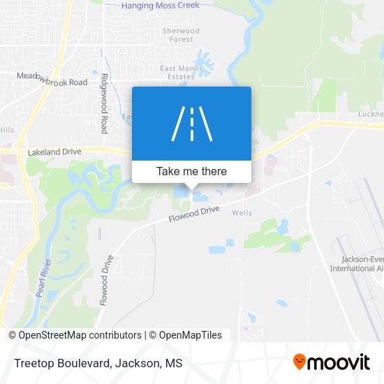 Mapa de Treetop Boulevard