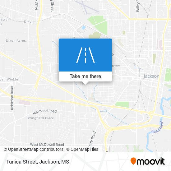 Tunica Street map