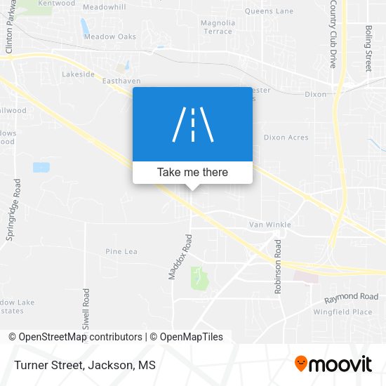 Mapa de Turner Street
