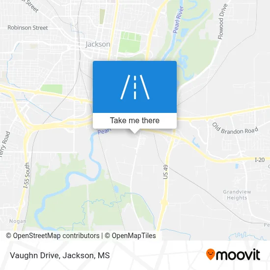 Vaughn Drive map