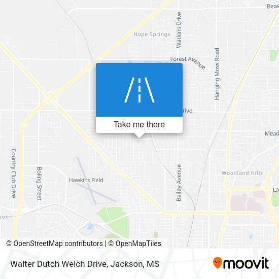 Walter Dutch Welch Drive map