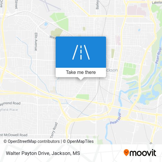 Walter Payton Drive map