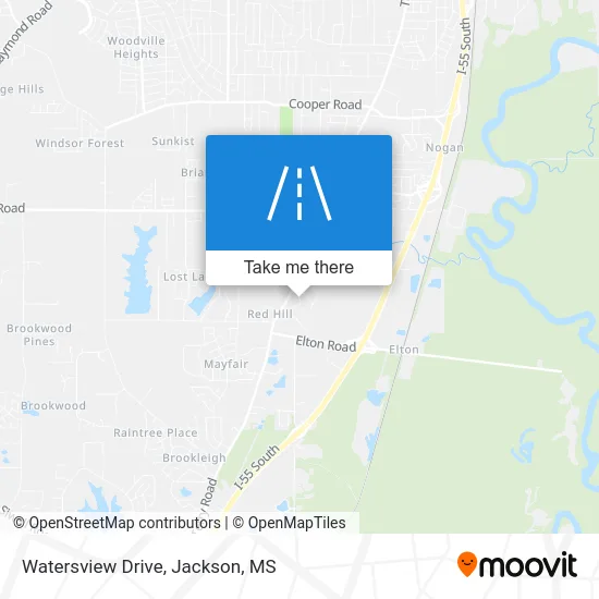 Watersview Drive map