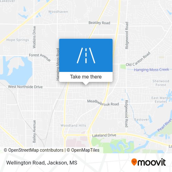 Mapa de Wellington Road