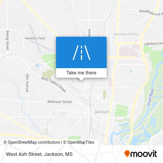 Mapa de West Ash Street
