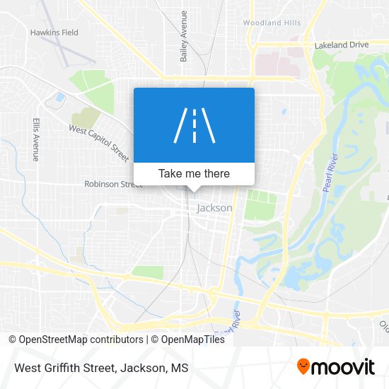 Mapa de West Griffith Street