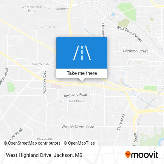 Mapa de West Highland Drive