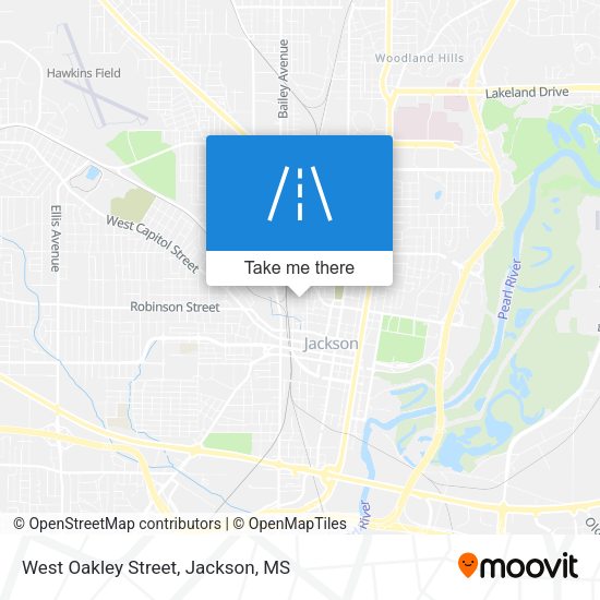 West Oakley Street map
