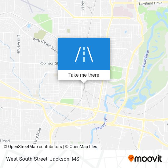 West South Street map