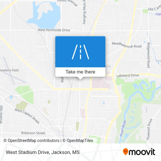 Mapa de West Stadium Drive