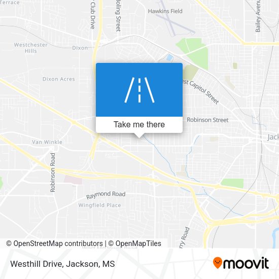 Mapa de Westhill Drive