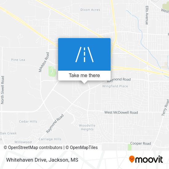 Mapa de Whitehaven Drive