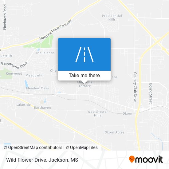 Mapa de Wild Flower Drive