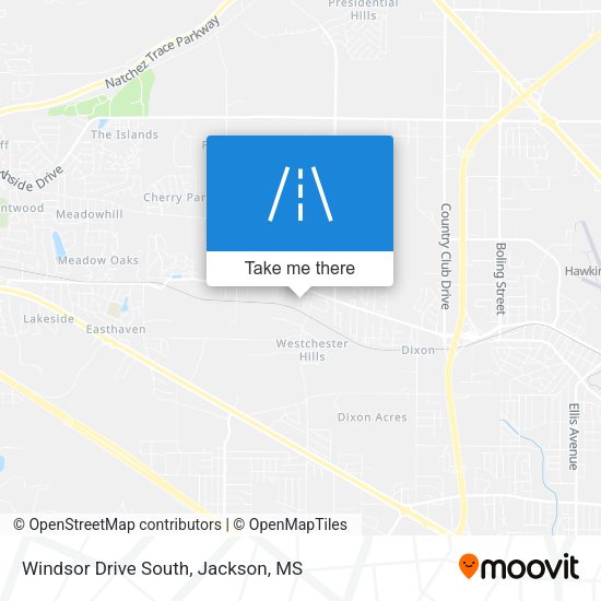 Windsor Drive South map