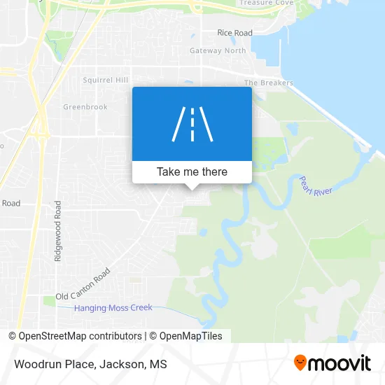 Woodrun Place map