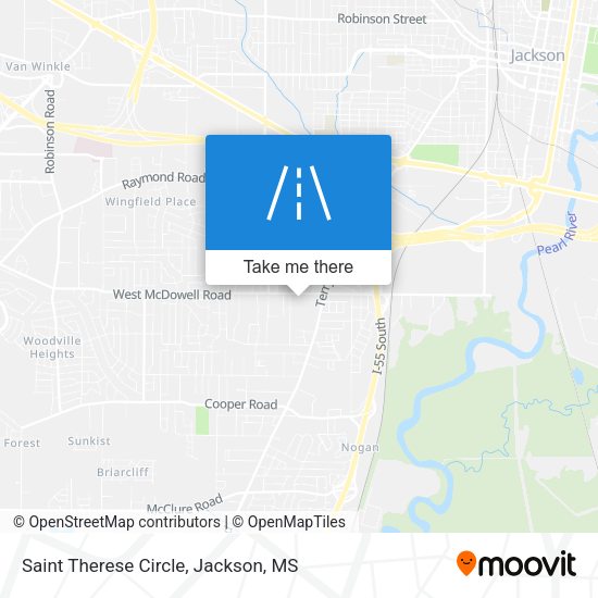 Saint Therese Circle map
