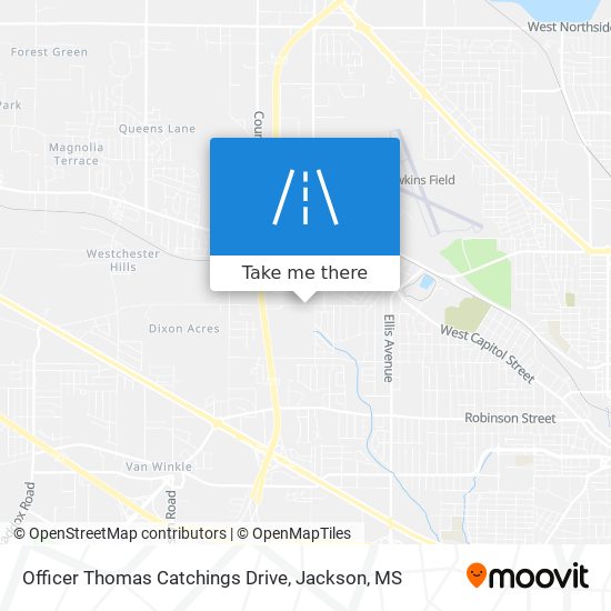 Officer Thomas Catchings Drive map