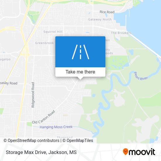 Mapa de Storage Max Drive