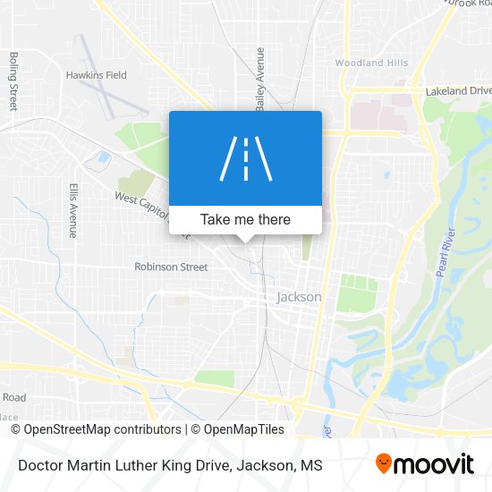Doctor Martin Luther King Drive map
