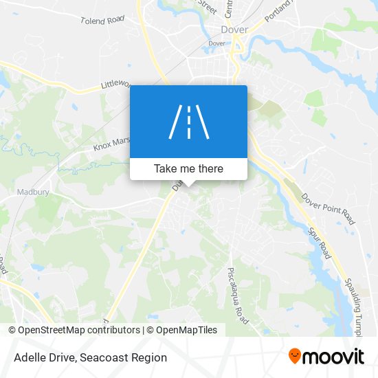 Mapa de Adelle Drive