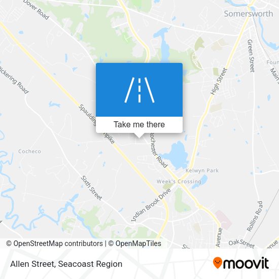 Allen Street map