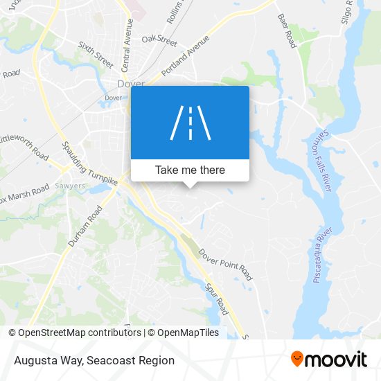 Augusta Way map