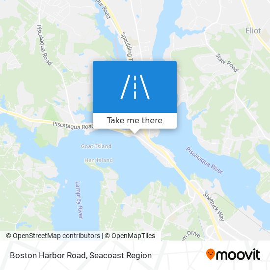 Mapa de Boston Harbor Road