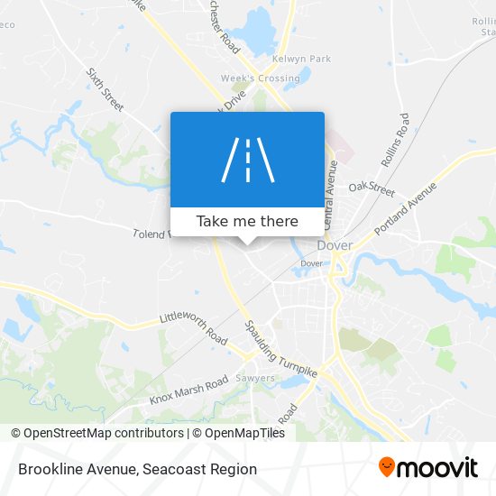 Mapa de Brookline Avenue