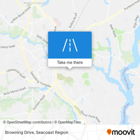 Browning Drive map