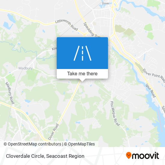 Mapa de Cloverdale Circle