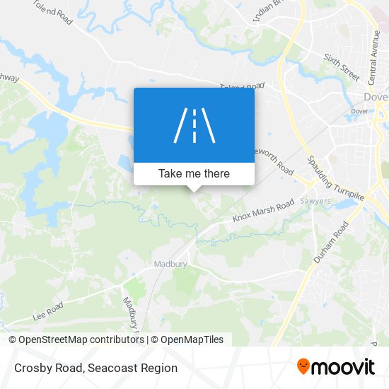 Mapa de Crosby Road