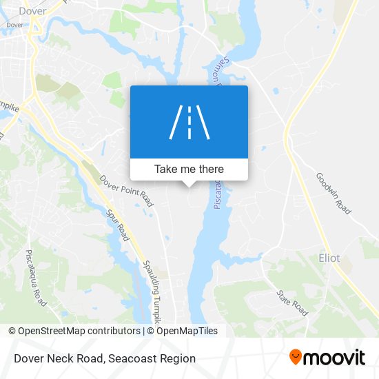 Dover Neck Road map